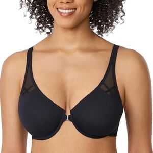 Women's Racerback Front Closure Seamless Underwire Bra